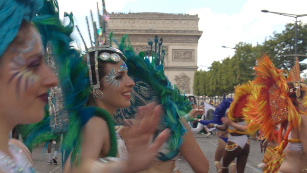 Carnival row in Paris